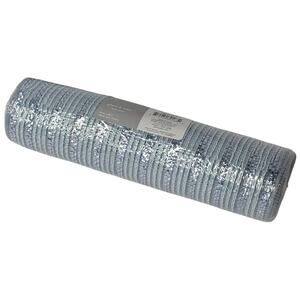 Deco Mesh Ribbon Metallic Foil Slate Gray 10inx30ft Roll Wreath Bow Place & Time